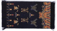 Синий буддийский настенный ковер
